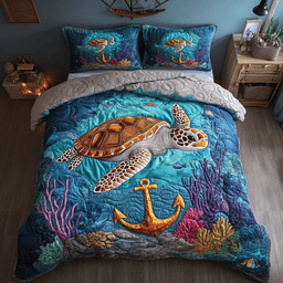 Coastal Guardian 3-Piece Quilted Bedding Set NCU0DDK039