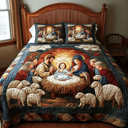 Bethlehem Blessings Quilted Bedding Set Quilted Bedding Set NCU0DV002