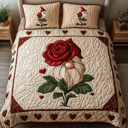 Hearth of Love 3-Piece Quilted Bedding Set NCU0TL2313