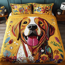 Lab Buddy 3-Piece Quilted Bedding Set NCU0PVL307