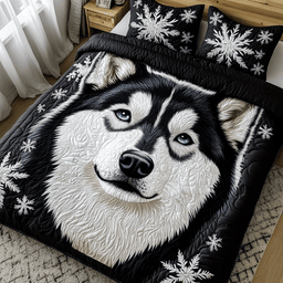 Husk Love 3-Piece Quilted Bedding Set NCU0PVL319