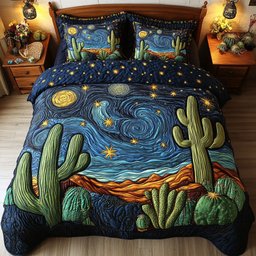 Sunset Waves 3-Piece Quilted Bedding Set NCU0NNT351