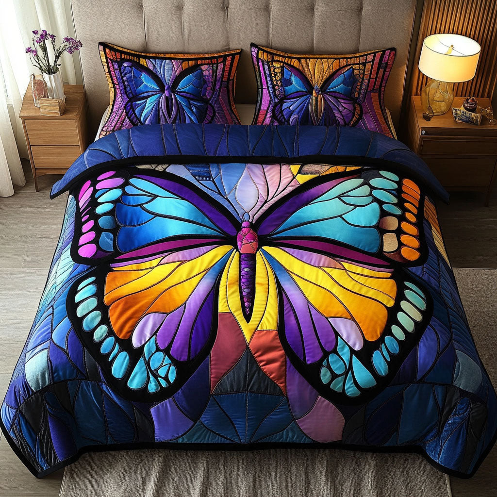 Celestial Beauty 3-Piece Quilted Bedding Set NCU0NNT591