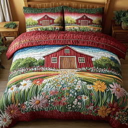 Farm Dreams 3-Piece Quilted Bedding Set NCU0NVH716