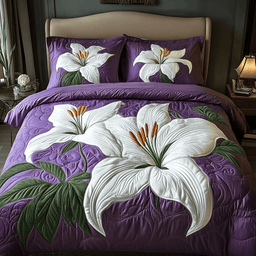 Lily Serenity 3-Piece Quilted Bedding Set NCU0NVH493