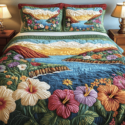 Coastal Calm Quilted Bedding Set NCU0DV200