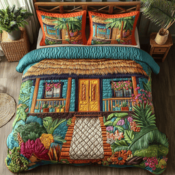 Ocean View 3-Piece Quilted Bedding Set NCU0NVH693