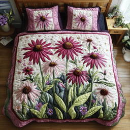 Spring Essence 3-Piece Quilted Bedding Set NCU0NVH635