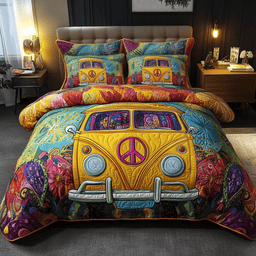 Vintage Voyage 3-Piece Quilted Bedding Set NCU0NVH442
