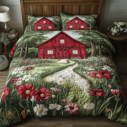 Cottage Dreams 3-Piece Quilted Bedding Set NCU0NVH718