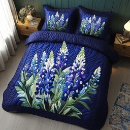 Radiant Garden 3-Piece Quilted Bedding Set NCU0NVH379