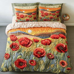 Evening Field 3-Piece Quilted Bedding Set NCU0NVH577