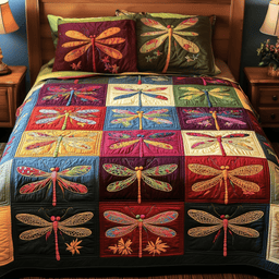 Mystical Wings 3-Piece Quilted Bedding Set NCU0NVH478