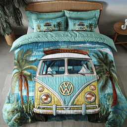 Retro Escape 3-Piece Quilted Bedding Set NCU0NVH441