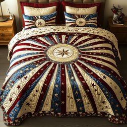 American Radiance 3-Piece Quilted Bedding Set GFTOTP5917