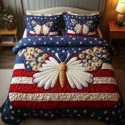 Liberty Butterfly 3-Piece Quilted Bedding Set GFTOTP6978