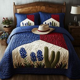 Texas Pride 3-Piece Quilted Bedding Set GFTOMA1321