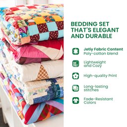 Freedom Bouquet 3-Piece Quilted Bedding Set NCU0NT7411
