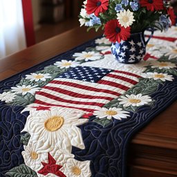 Homefront Beauty Quilted Table Runner NCU0PT4841