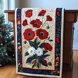 Glory and Grace Cross Quilted Table Runner NCU0PT4335