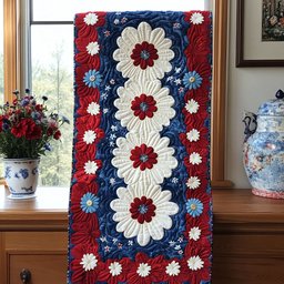 American Dream Quilted Table Runner NCU0PT3388