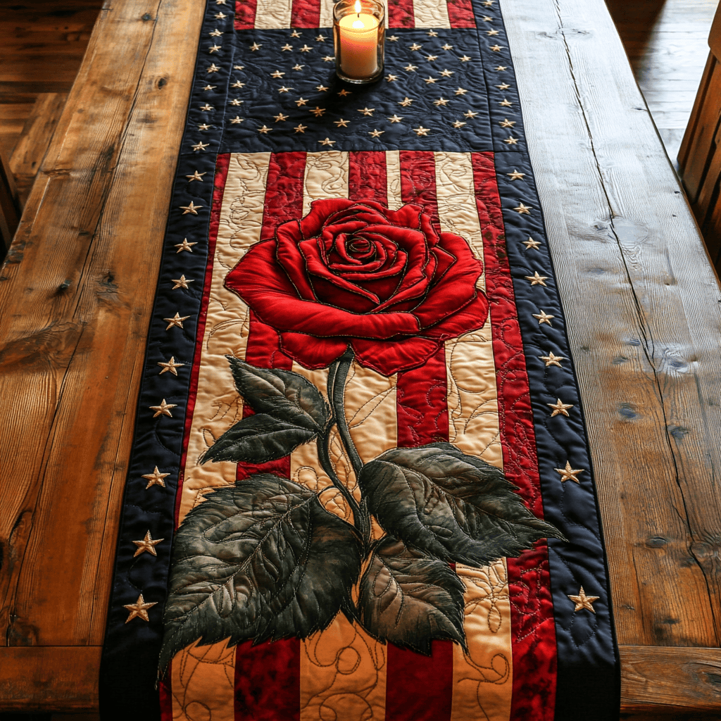 Liberty Linen Quilted Table Runner NCU0VH5390