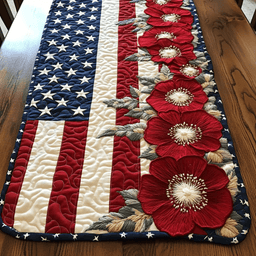 Patriot Pride Quilted Table Runner NCU0VH4806