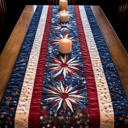 American Accent Quilted Table Runner NCU0VH4225