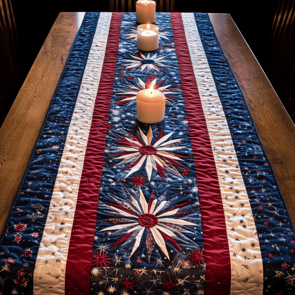 American Accent Quilted Table Runner NCU0VH4225