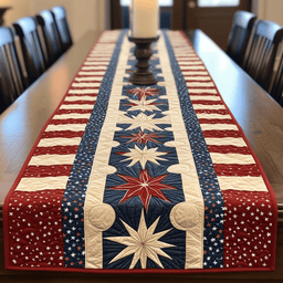 Liberty Linen Quilted Table Runner NCU0VH4223