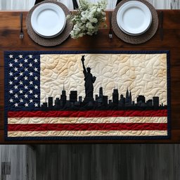 Patriotic Skylin Quilted Table Runner GFTOMA1091