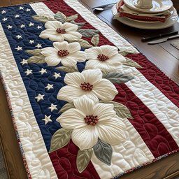 Liberty in Bloom Quilted Table Runner GFTOTP6788