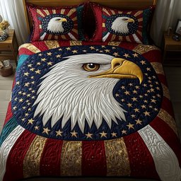 Wings of Liberty 3-Piece Quilted Bedding Set GFTOTP5945