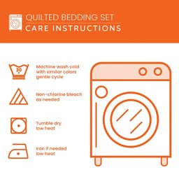 4th of July 3-Piece Quilted Bedding Set GFTOTP8249