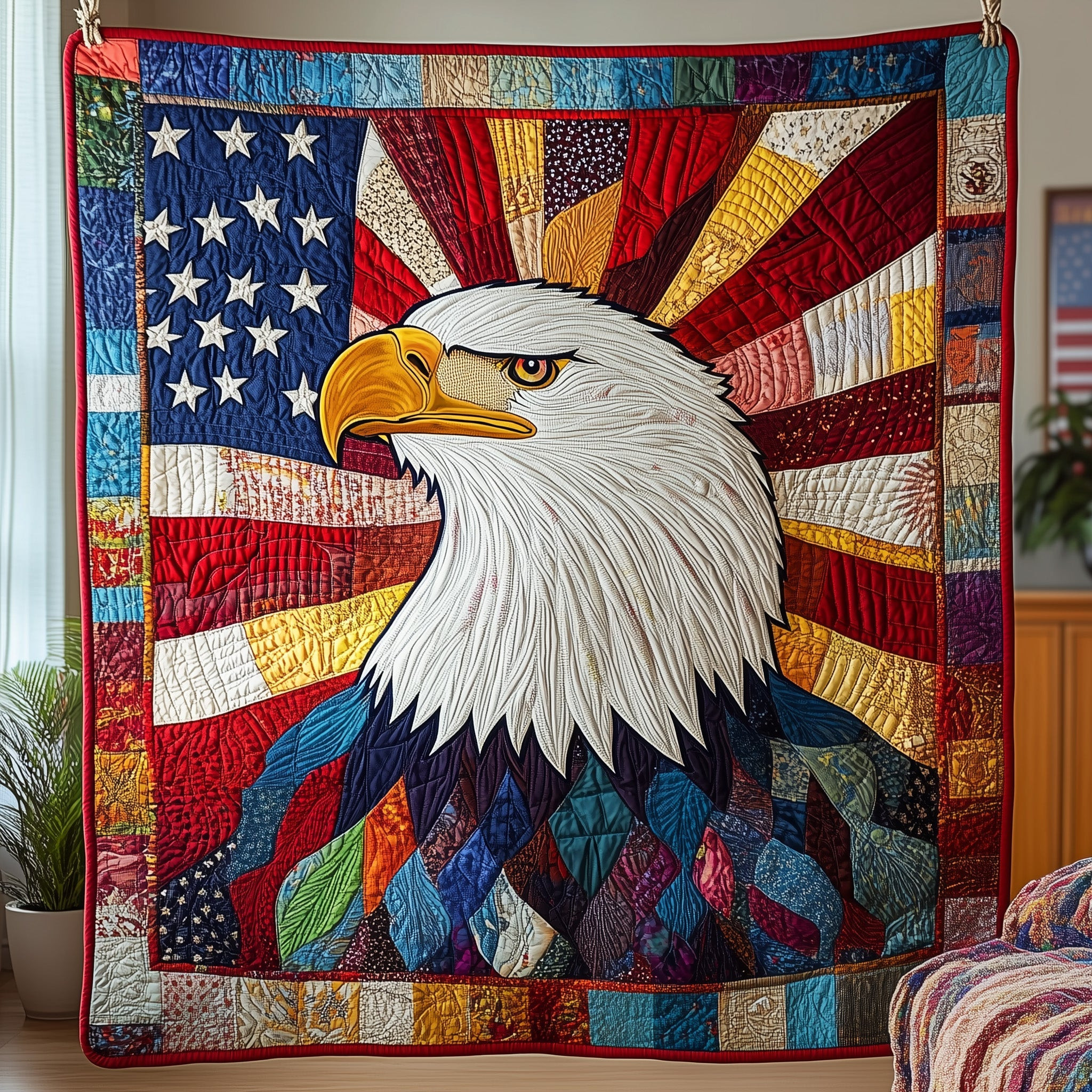 Pride of the Sky Quilted Blanket GFTOHD2993