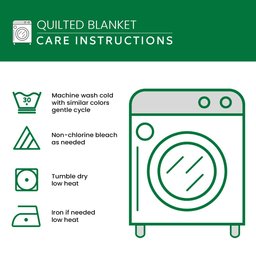 Poppy Glory Quilted Blanket NCU0NT7075