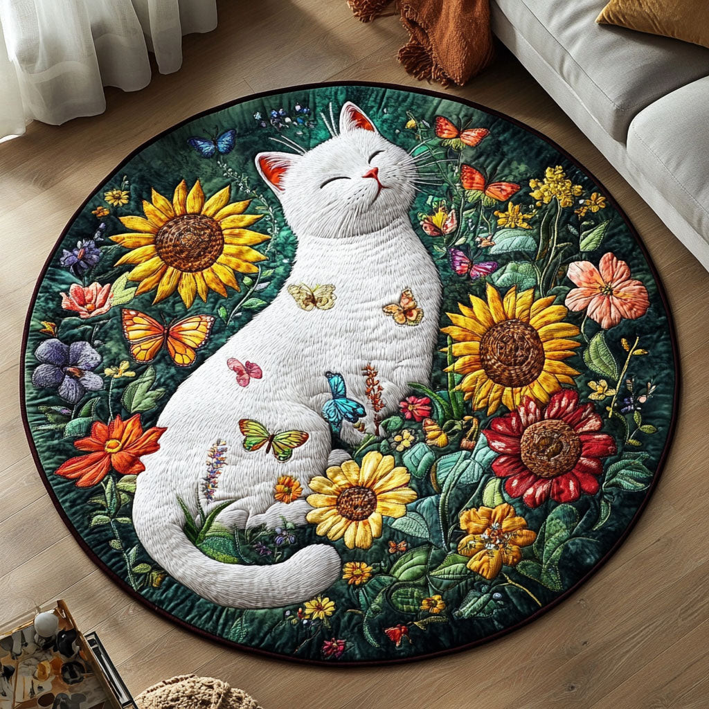 Angelic Paws Quilted Round Mat NCU0PT7283