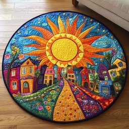 Autumn Ridge Quilted Round Mat NCU0NT7314