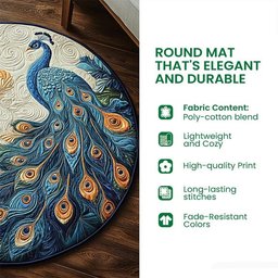 Autumn Harmony Quilted Round Mat NCU0TL1370