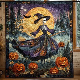 Haunted Threads Quilted Blanket NCU0DV6387