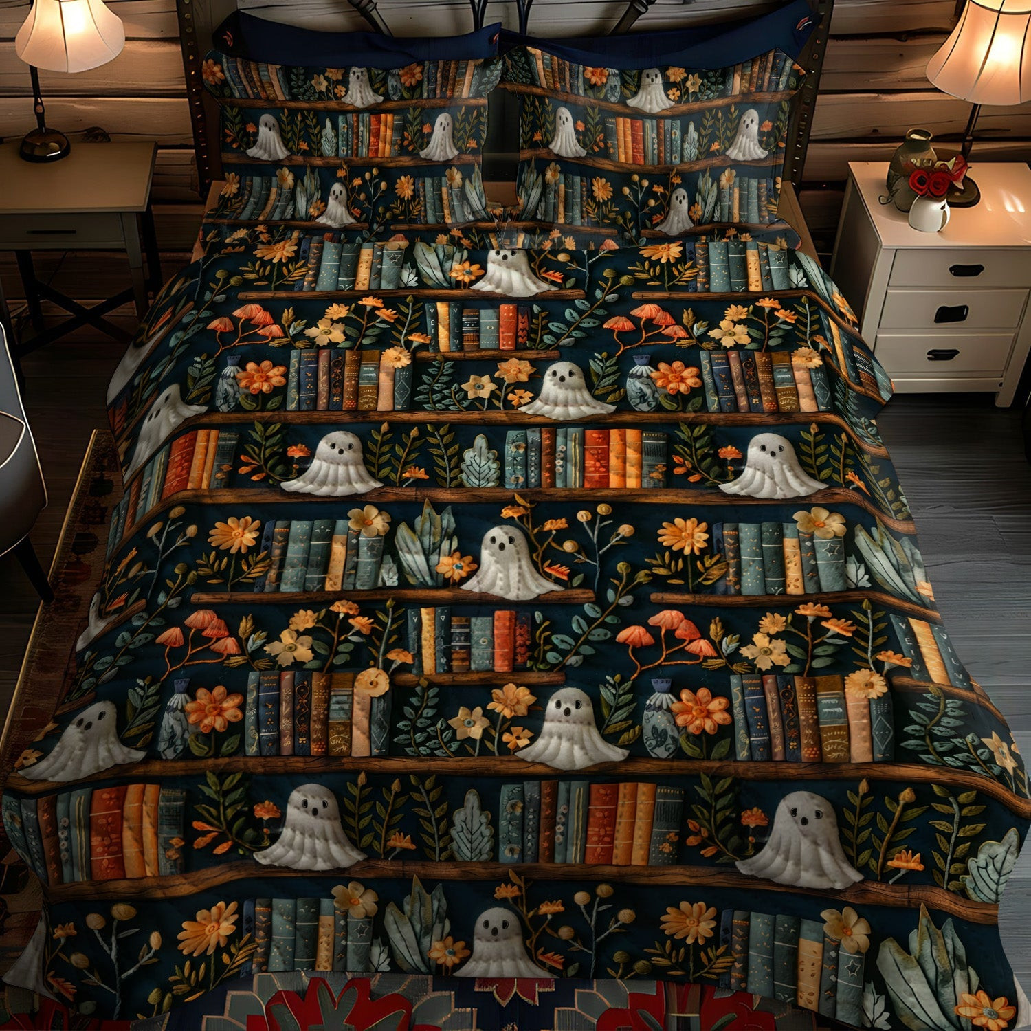 Bootiful Slumber 3-Piece Quilted Bedding Set NCU0PT927