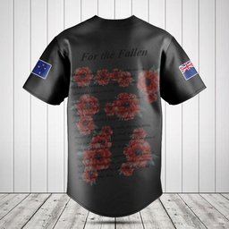 ANZ For the Fallen Baseball Jersey Shirt