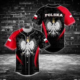 Poland Spirit Baseball Jersey Shirt