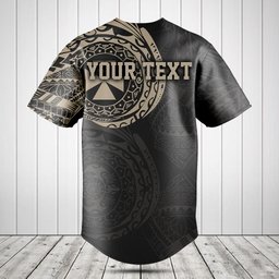 Customize Wallis and Futuna Tattoo Baseball Jersey Shirt
