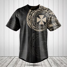 Customize Wallis and Futuna Tattoo Baseball Jersey Shirt