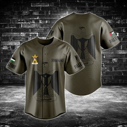Customize Palestine Coat Of Arms Baseball Jersey Shirt