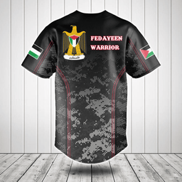 Customize Palestine Camo Anthem Baseball Jersey Shirt