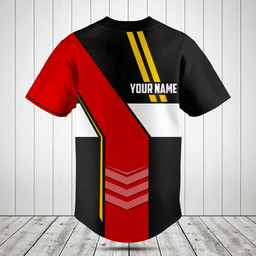 Customize Germany Flag Speed Style Baseball Jersey Shirt