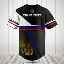 Customize Russia Coat Of Arms 3D Baseball Jersey Shirt