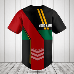 Customize Lithuania Flag Speed Style Baseball Jersey Shirt